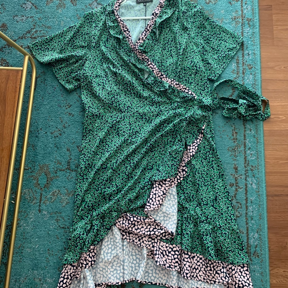 Eloquii wrap dress